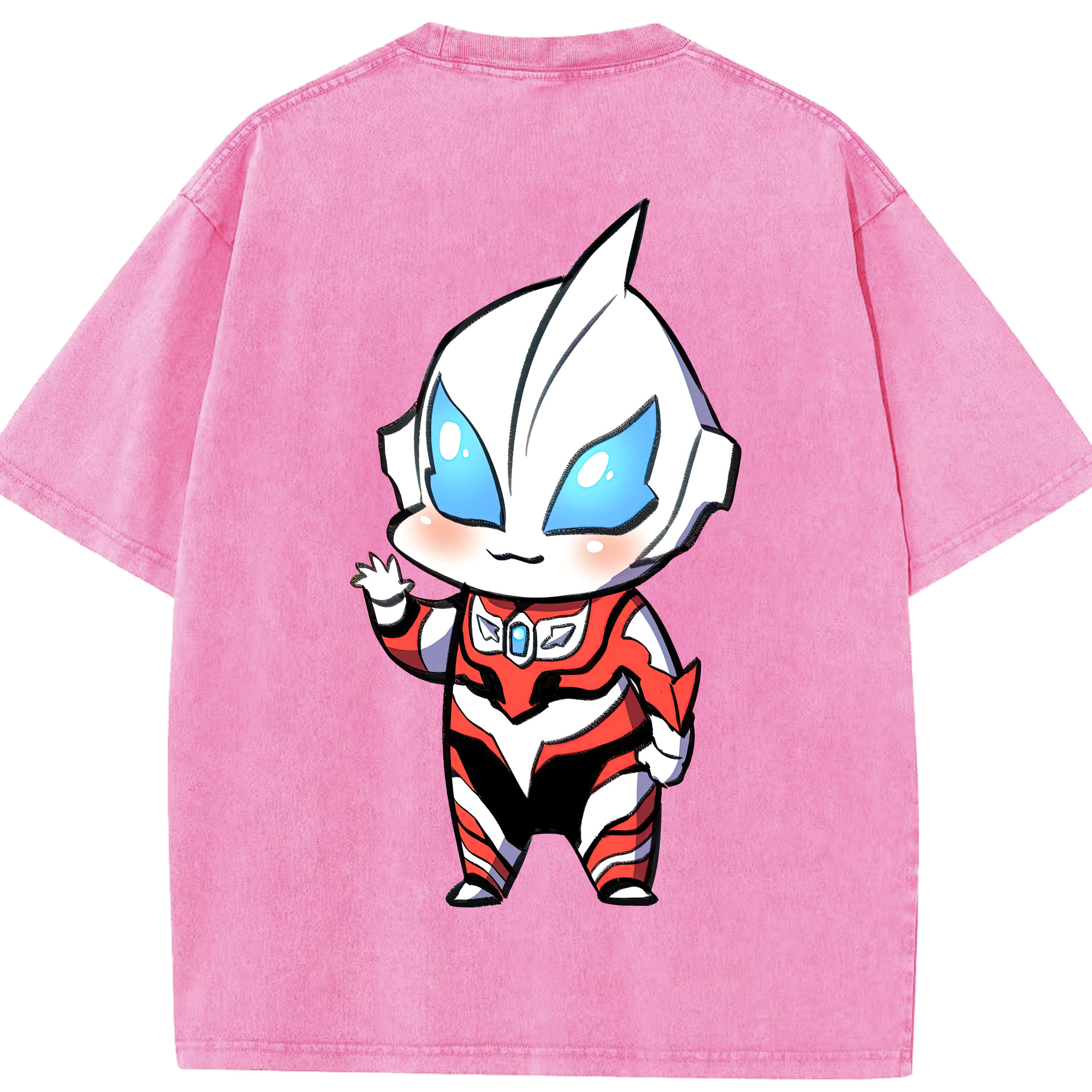 （画像用） ウルトラマン Ultraman 綿100% ヴィンテージ風 半袖Tシャツ（背面プリント）